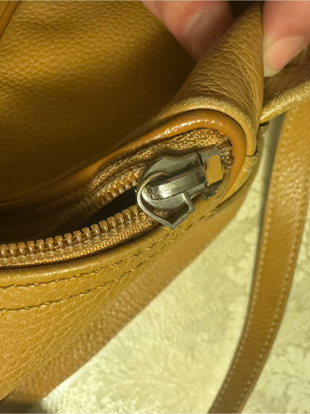 Vintage Longchamp Le Foulonné Light Brown Leather Small Backpack 🤎